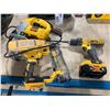 Image 1 : DEWALT CORDLESS BRAD NAIL GUN, DRILL &  CORDED JIGSAW COMES WITH SOFT CARRY BAG