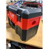 Image 2 : MILWAUKEE M18 PORTABLE WORKSITE 2 GALLON WET/DRY VACUUM WITH BATTERY AND HOSE ATTACHMENT