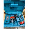 Image 1 : MAKITA 6271D CORDLESS DRILL WITH 2 BATTERIES, CHARGER & HARD PLASTIC TRAVEL CASE