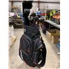 Image 2 : CLICGEAR GOLF BAG WITH ASSORTMENT OF APPROX 13 GOLF CLUBS