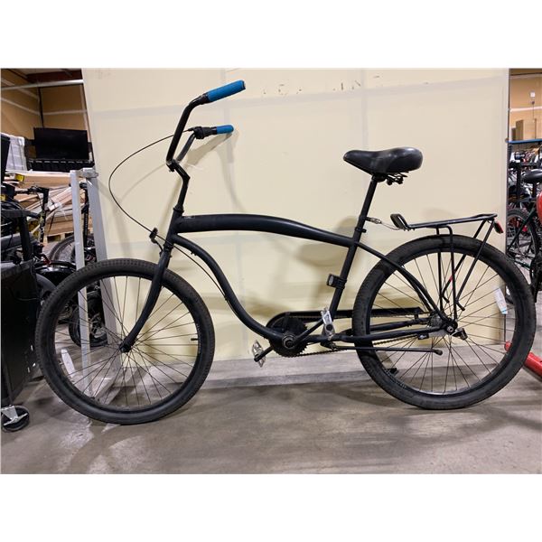 BLACK NO NAME 3 SPEED HYBRID STYLE CRUISER BIKE WITH SHIMANO NEXUS SHIFTER