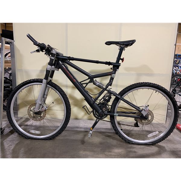 PORSCHE BIKE FS GREY 24 SPEED FULL SUSPENSION MOUNTAIN BIKE WITH FULL DISC BRAKES