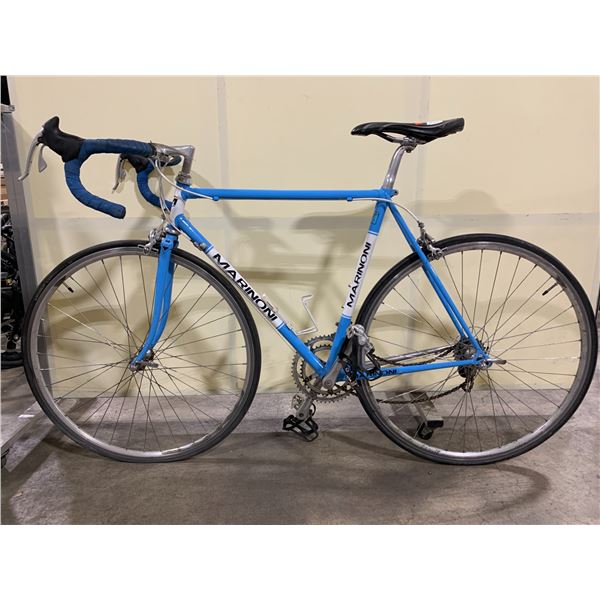 MARINONI BLUE / WHITE 16 SPEED VINTAGE STYLE ROAD BIKE