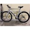 Image 1 : AVENTON SILVER SINGLE SPEED FIXED GEAR ROAD BIKE