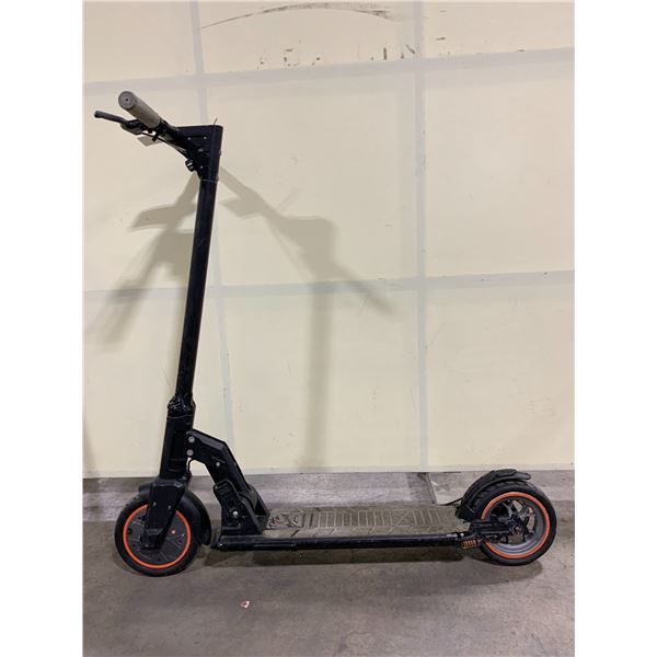 KUGOO BLACK RIDE ON ELECTRIC SCOOTER *NO KEYS, NO CHARGER*