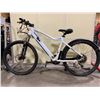 Image 1 : BRAVO VOLT BIKE WHITE 7 SPEED FRONT SUSPENSION ELECTRIC BIKE WITH FULL DISC BRAKES *NO KEYS, NO