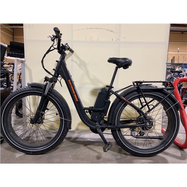 RAD POWER BIKES RIDE RAD 7 SPEED FRONT SUSPENSION ELECTRIC BIKE WITH FULL DISC BRAKES