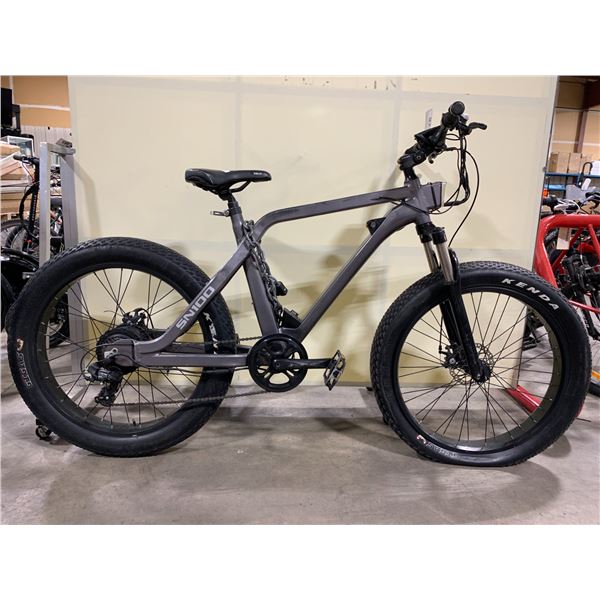 PROMAX SN 100 GREY 7 SPEED FRONT SUSPENSION MOUNTAIN BIKE WITH FULL DISC BRAKES *NO KEY, NO