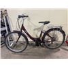 Image 1 : BREEZE PURPLE 8 SPEED ELECTRIC ASSISTED CRUISER STYLE BIKE *NO KEYS, NO CHARGER*