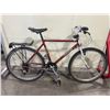 Image 2 : 3 BIKES: RALEIGH ROCKY 2 RED 18 SPEED MOUNTAIN BIKE, BLACK NO NAME 21 SPEED FULL SUSPENSION