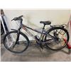 Image 3 : 2 BIKES: SPECIALIZED BLACK FRONT SUSPENSION BIKE FRAME WITH TIRE & VORLAD GREY 24 SPEED FRONT