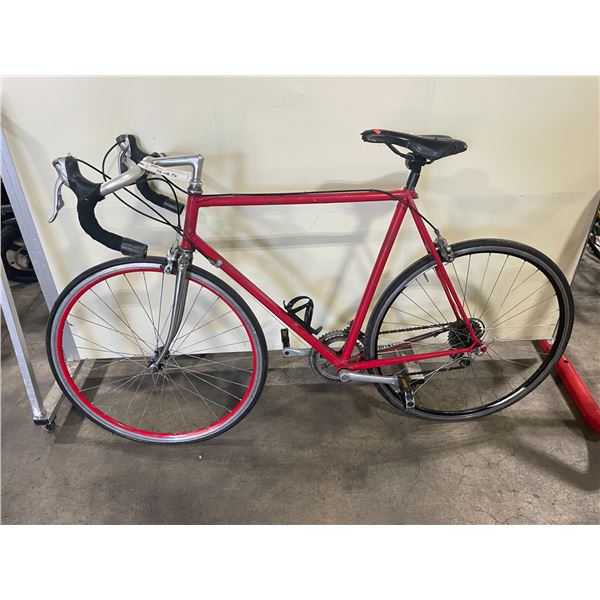 RIDER'S CYCLES RED 16 SPEED VINTAGE STYLE ROAD BIKE