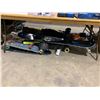 Image 1 : SHELF OF ASSORTED SPORTS ITEMS INCLUDING: SKATEBOARDS, SNOWBOARDS WITH BINDINGS, HELMET, BOX OF