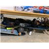 Image 2 : SHELF OF ASSORTED SPORTS ITEMS INCLUDING: SKATEBOARDS, SNOWBOARDS WITH BINDINGS, HELMET, BOX OF