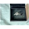 Image 1 : LADIES PLATINUM DIAMOND SET DRESS RING WITH ROUND BRILLIANT CUT .90 CARAT