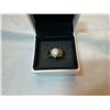 Image 1 : LADIES OR GENTS 14KT YELLOW GOLD AND WHITE GOLD COLOURLESS CUBIC ZIRCONIA DRESS RING