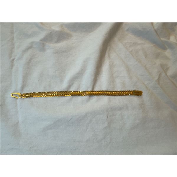 22KT YELLOW GOLD  20.50CM LONG BRACELET 23GRAMS