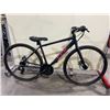 Image 2 : CCM VECTOR BLACK 21 SPEED HYBRID STYLE ROAD BIKE WITH FULL DISC BRAKES