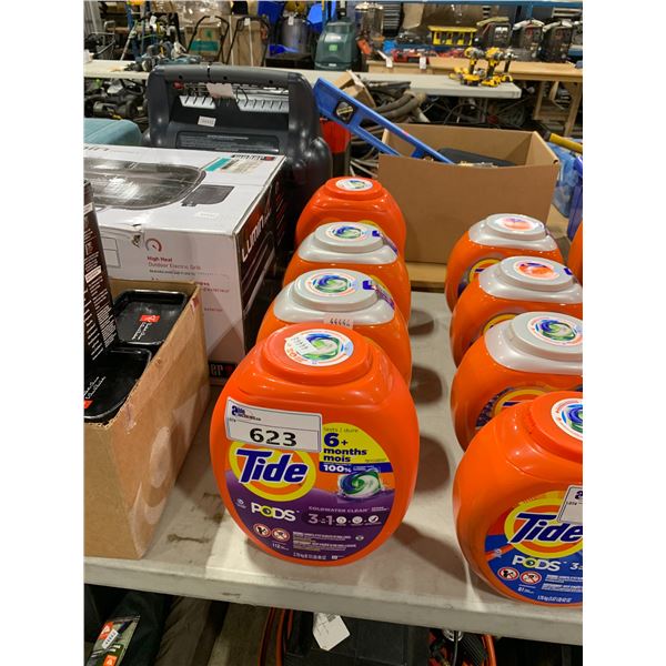 4 ASSORTED TIDE PODS/ LAUNDRY DETERGENT LIQUID PACKS