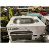 Image 1 : LUMIN COMPACT BLACK HIGH HEAT PORTABLE OUTDOOR ELECTRIC GRILL *IN BOX*