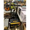 Image 1 : DEWALT MOBILE TOOLBOX WITH ASSORTED TOOL CONTENTS & HUSKY BLACK 4 WHEEL PLATFORM HAND TRUCK