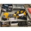 Image 1 : DEWALT TOOL BAG OF ASSORTED DEWALT CORDLESS POWER TOOLS INCLUDING: DCG413 4-1/2" GRINDER,