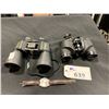 Image 1 : BUSHNELL 10 X 50 WIDE ANGLE BINOCULARS, CARL SCHULZ 7 X 35 ANGLE BINOCULARS & WRIST WATCH