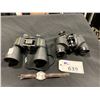 Image 1 : BUSHNELL 10 X 50 WIDE ANGLE BINOCULARS, CARL SCHULZ 7 X 35 ANGLE BINOCULARS & WRIST WATCH