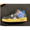 Image 2 : PAIR OF NIKE AIR JORDAN 4 RETRO SP OFF NOIR/LT FUSION RED UNISEX SHOES *SIZE US-10(M) 11.5 (W),