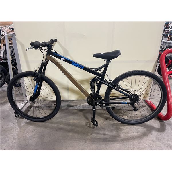 MONSTER BLACK 21 SPEED FULL SUSPENSION MOUNTAIN BIKE