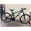 Image 2 : MONSTER BLACK 21 SPEED FULL SUSPENSION MOUNTAIN BIKE