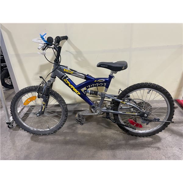 DYNO VOID BLUE 6 SPEED FULL SUSPENSION CHILDREN'S MOUNTAIN BIKE