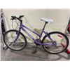 Image 3 : 2 BIKES: RALEIGH GREY 18 SPEED MOUNTAIN BIKE & SUPERCYCLE SC1800 PURPLE 18 SPEED MOUNTAIN