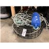 Image 1 : 30" ROUND SHAPED METAL CAGE CRAB TRAP