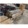 Image 2 : PALLET OF ASSORTED COLOR MOULDING, TRANSITION STRIPS & QUARTER ROUND