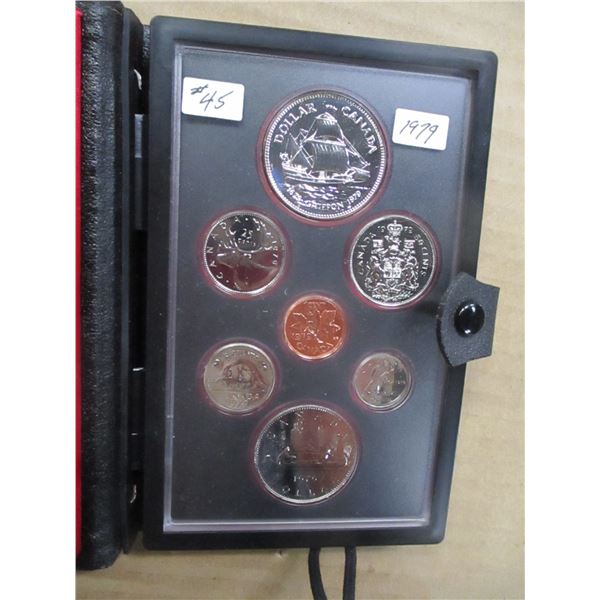 1979 PROOF CASED CANADA DOUBLE DOLLAR SILVER COIN SET