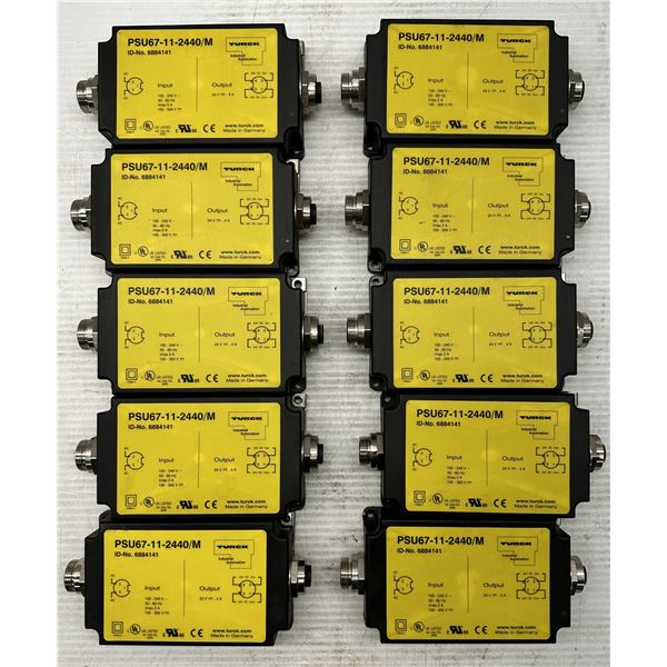 Lot of (10) Turck #PSU67-11-2440/M Modules