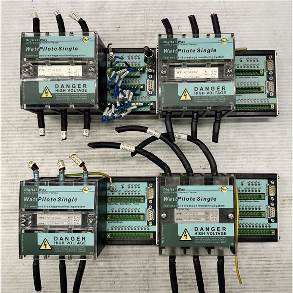 Lot of (4) Digital Way #WP-C0-S032 Modules