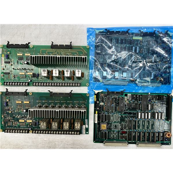 Lot of (4) Misc. Kawasaki Circuit Boards as Pictured