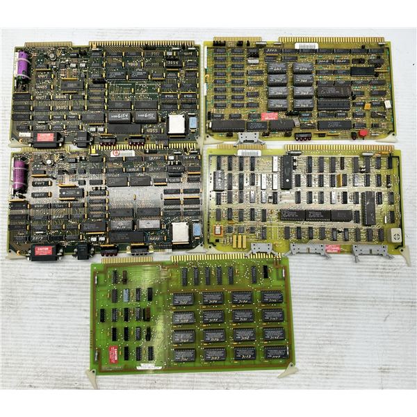 Lot of (5) Misc. Cincinnati Milacron Circuit Boards as Pictured