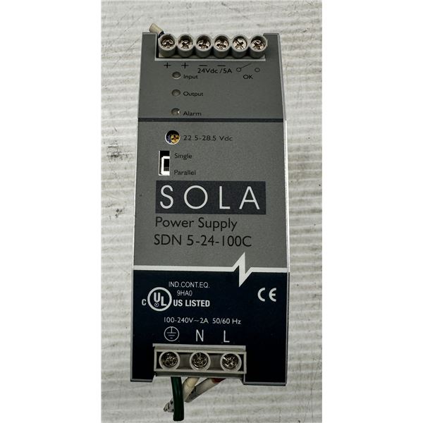 Sola #SDN 5-24-100C Power Supply