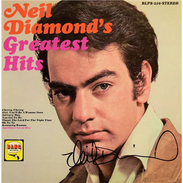 Neil Diamond Greatest Hits signed album