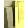 Image 1 : LOT - 2 METAL FILING CABINETS, 1 WOOD CABINET