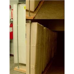 LOT - HANGING STOAGE BAG RACK W/ BAGS