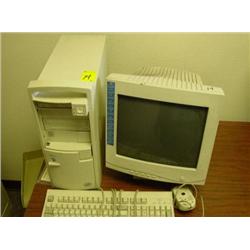 APTIVA COMPUTER W/ MONITOR, KEYBOAD & MOUSE