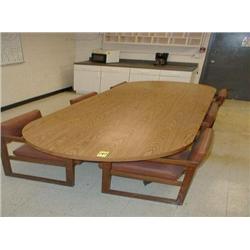 LARGE TABLE W/ 6 CHAIRS