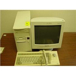 MSC COMPUTER W/ MONITOR, KEYBOAD & MOUSE