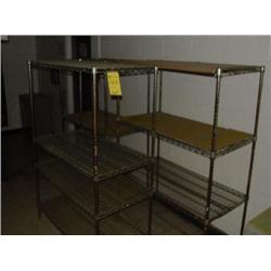 LOT - 3 WIRE RACKS