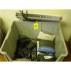 LOT - HUBS, MODEMS, ETC…