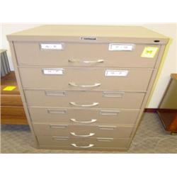 6 DRAWER METAL FILING CABINET